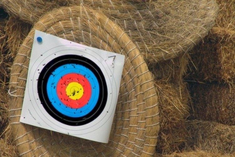 archery. image by SYLVIE FOURGEOT from Fotolia.com An archery target can be made easily and cheaply.