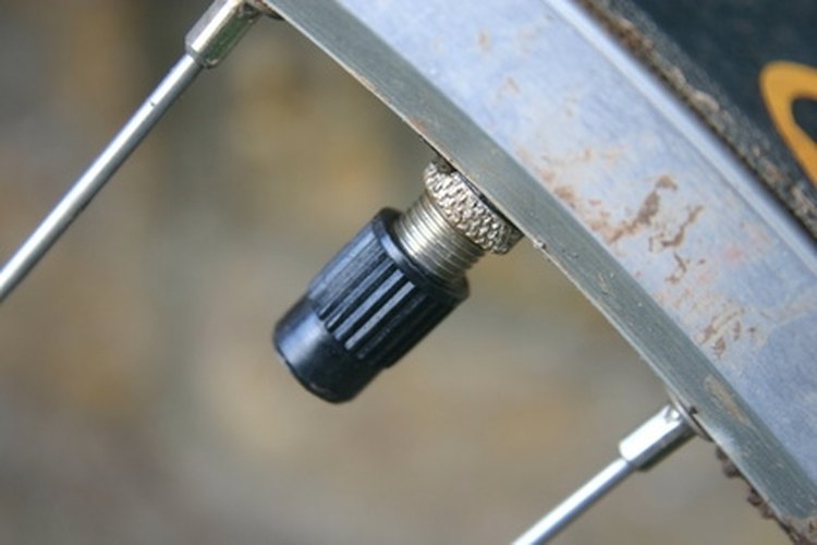 replacing valve stem on bicycle tire