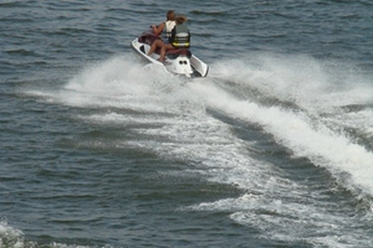 jetski fun image by Pix by Marti from Fotolia.com The three-seater Tigershark was seen as a touring watercraft, rather than a performance vehicle.