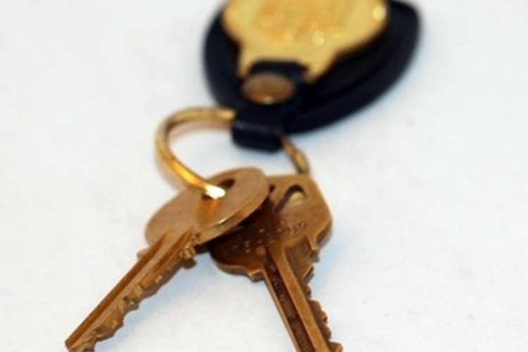 Keys with key chain image by Sujit Mahapatra from Fotolia.com Make copies of your replacement key for future emergencies.