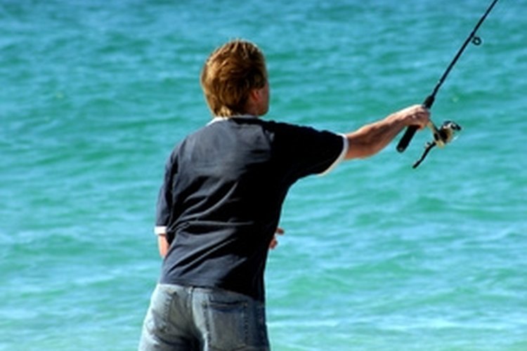 beach fishing image by sheldon gardner from Fotolia.com Beautiful scenery while surf fishing.