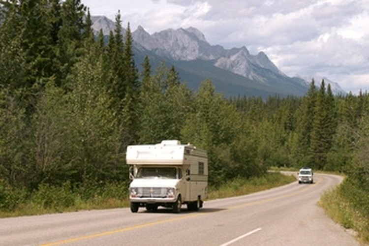 rocky mountains image by Melissa Schalke from Fotolia.com Older campers sometimes require repairs to the plywood.