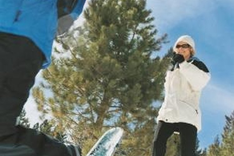 Digital Vision./Digital Vision/Getty Images Ski jackets can be worn during winter outdoor activities.