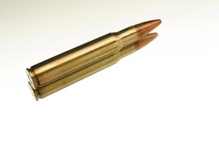 Hemera Technologies/AbleStock.com/Getty Images The Remington 740 fires a .30-06 cartridge.