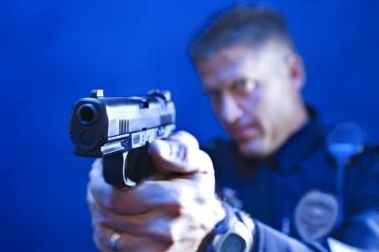 Jupiterimages/Comstock/Getty Images The SIG Sauer P229 series is a favorite of law enforcement.