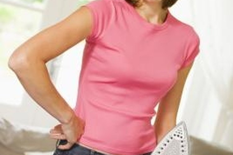 BananaStock/BananaStock/Getty Images You can use a clothes iron to flatten leather.