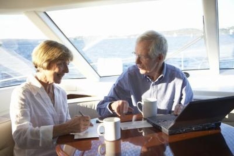 David Woolley/Lifesize/Getty Images Larger cabin cruisers come with a dining area, where headliner stains may form.