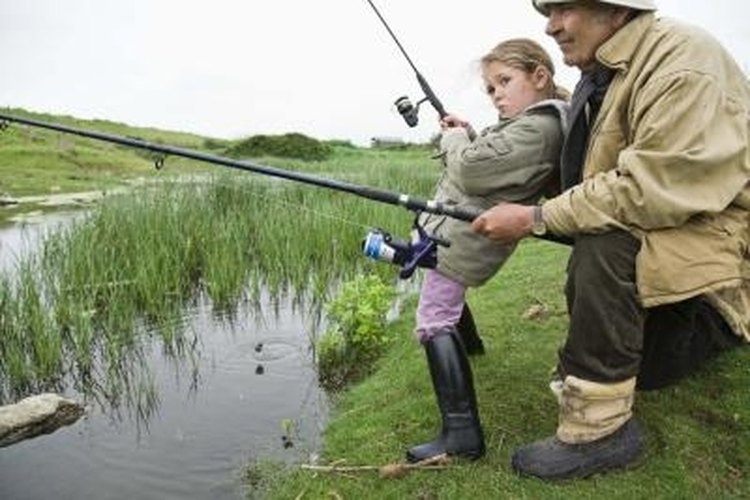 Jupiterimages/BananaStock/Getty Images The guides on fishing rods are vulnerable to breaking.