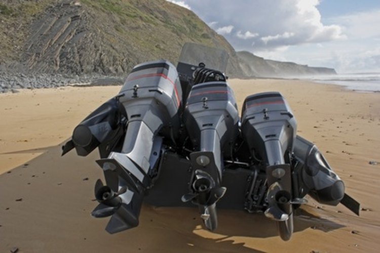three huge motors on a boat image by Dev from Fotolia.com Determining the year in which an outboard motor was manufactured can be easily accomplished.
