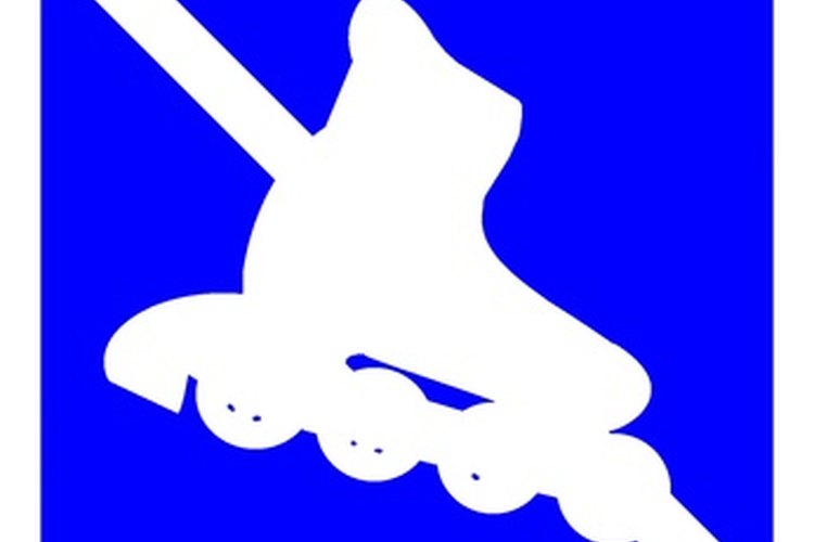 , interdiction aux rollers image by guy from Fotolia.com Basic inline skates are more likely to include brakes