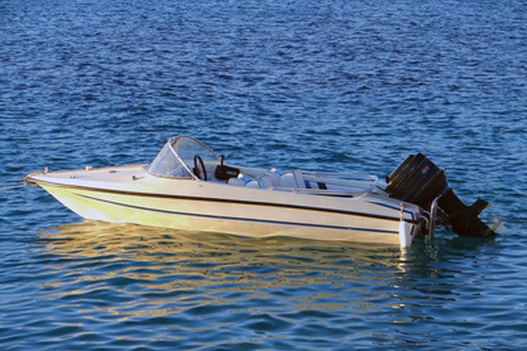 powerboat image by Tomislav from Fotolia.com Mercury's Saltwater series engines are designed to prevent salt buildup.