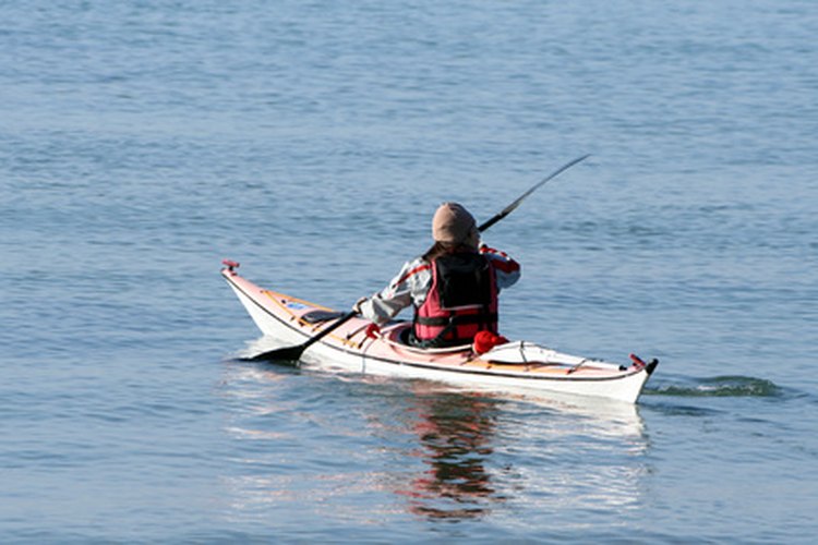 kayak image by jeanphilippe delisle from Fotolia.com Fashion portable stabilizers with rescue gear.