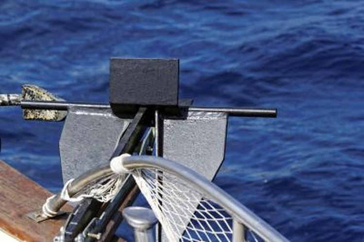 NagyDodo/iStock/Getty Images Proper anchor tackle is a combination of line, chain, and hook and they all depend on the size of the boat.