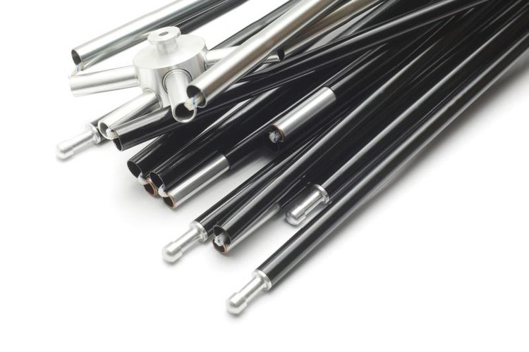 empire331/iStock/Getty Images Use care to avoid abrading the shock cords in your tent poles.
