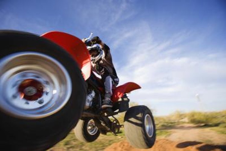 Jupiterimages/Brand X Pictures/Getty Images Ride safe by staying on designated ATV routes.