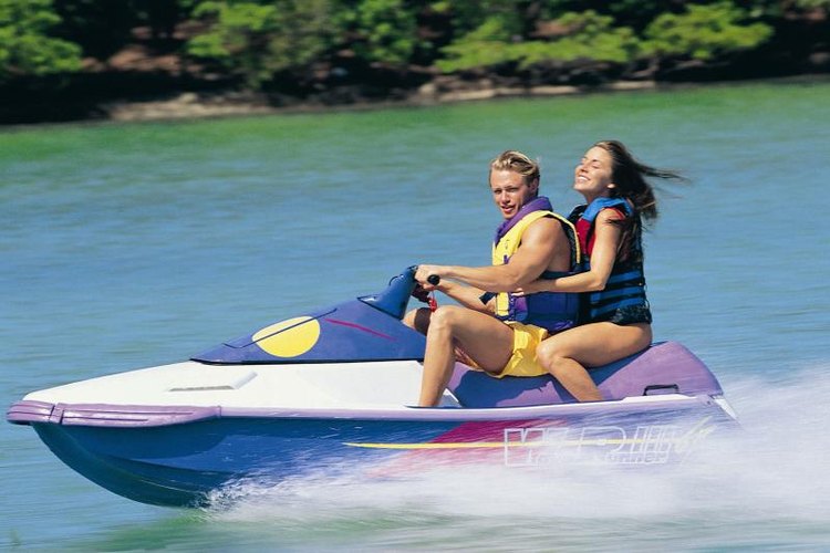 Stockbyte/Stockbyte/Getty Images The fun really begins when you load your jet ski onto its trailer.