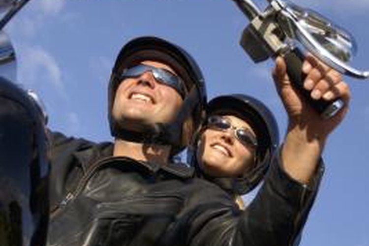 Thinkstock/Comstock/Getty Images After investing in a motorcycle helmet, you'll want to make sure it stays as sleek and shiny as the day you brought it home.