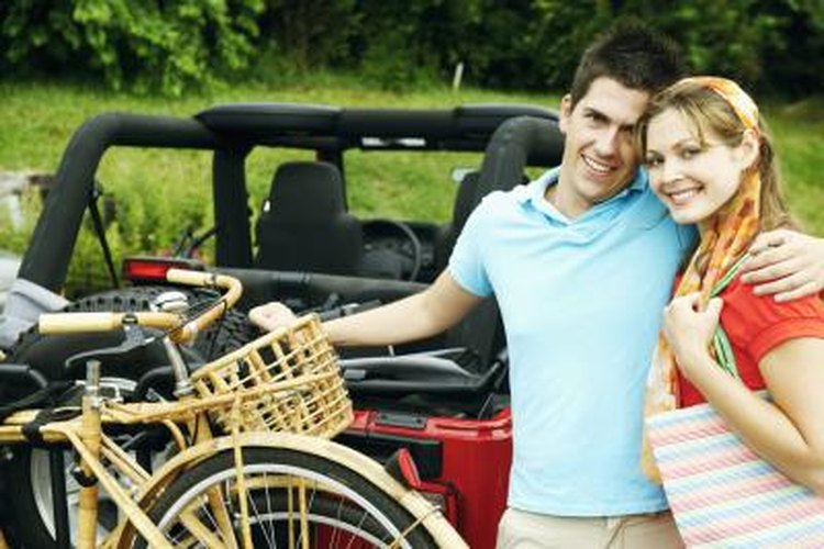 Jupiterimages/Creatas/Getty Images Taking your bike with you adds to the fun of your trip.
