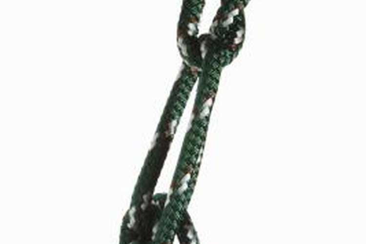 Thomas Northcut/Stockbyte/Getty Images A trucker's hitch provides a ratcheting effect.
