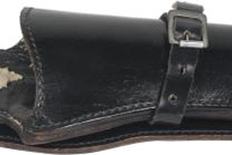 Hemera Technologies/Photos.com/Getty Images Making your own holster can save you money.