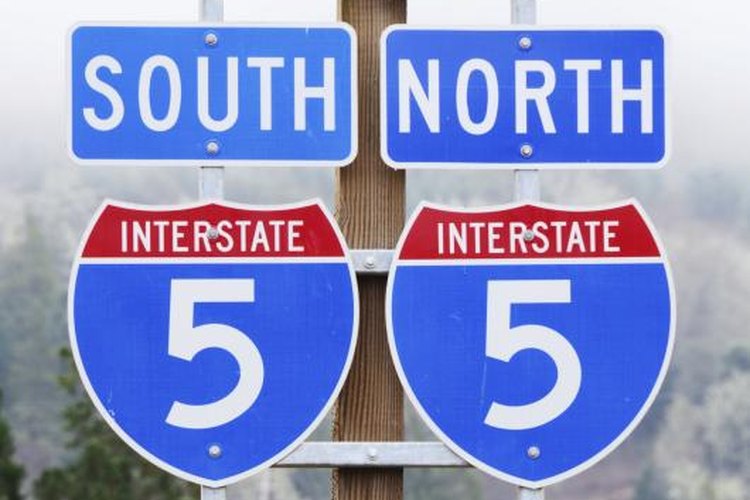 Tracy Fox/iStock/Getty Images Interstate 5 stretches from the Mexican border into Oregon.