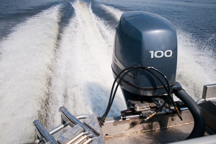 Gennadiy Kondratyev/Hemera/Getty Images A strong outboard adds zip to a boat, as long as you know how to start it.
