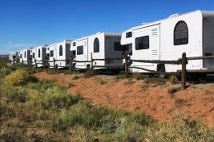 Jupiterimages/Comstock/Getty Images Camper trailers provide a portable route to adventure.