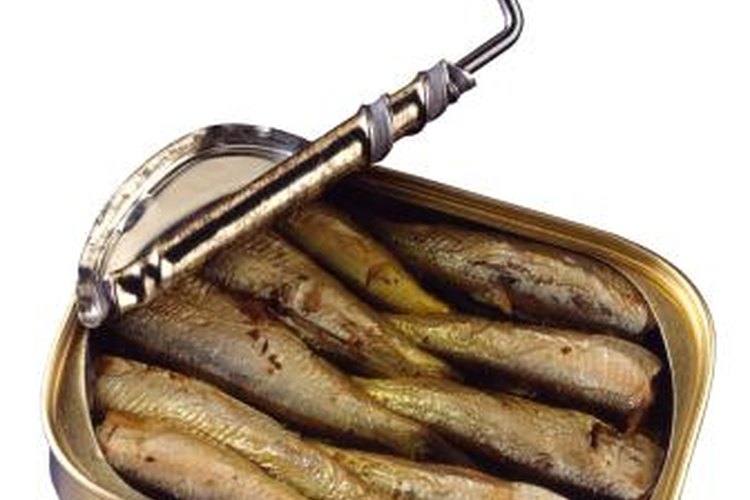 Jupiterimages/Stockbyte/Getty Images You can use the oil from sardine tins to make lure scent.