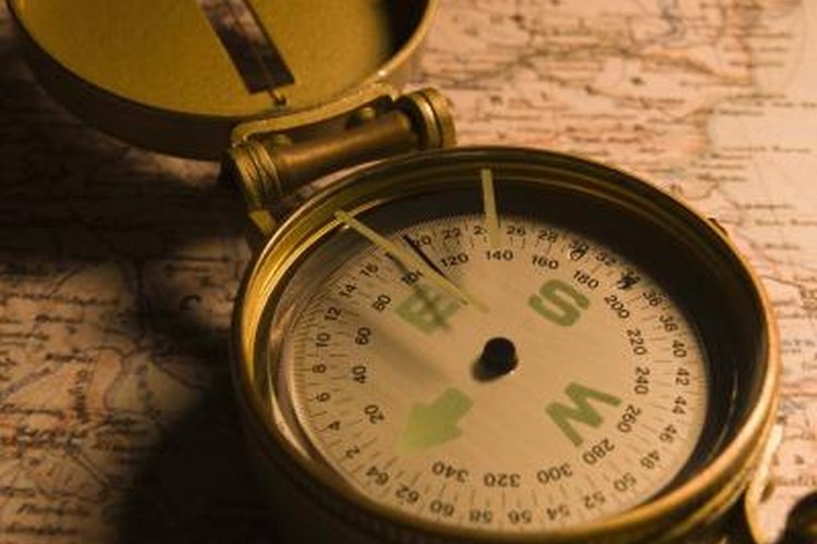 Jupiterimages/Comstock/Getty Images The beauty of a compass is that, as long as it is functional, it will always locate due north.