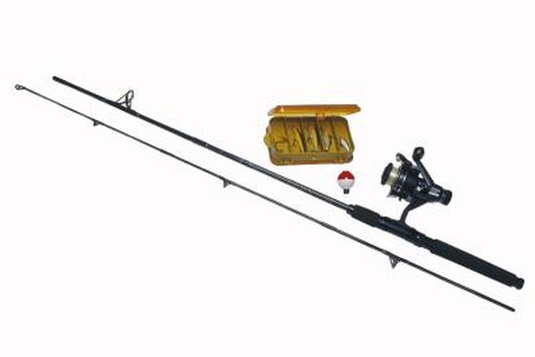 Comstock/Comstock/Getty Images Land your catch with some simple tackle gear.