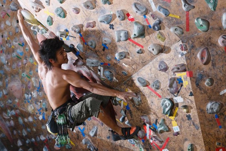 View Stock/View Stock/Getty Images Winter is a great time to get ripped at your indoor climbing wall.