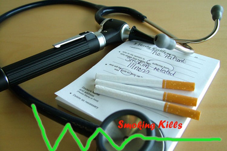Fumar causa daño a corto y a largo plazo para el epitelio respiratorio.