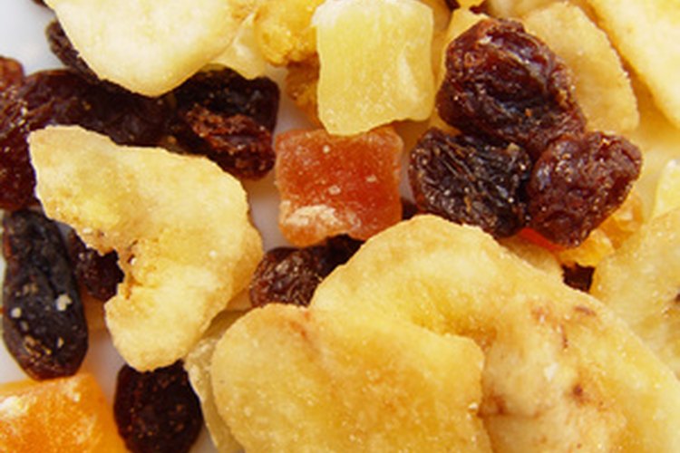 Las frutas secas proporcionan el azúcar necesaria durante una competencia.