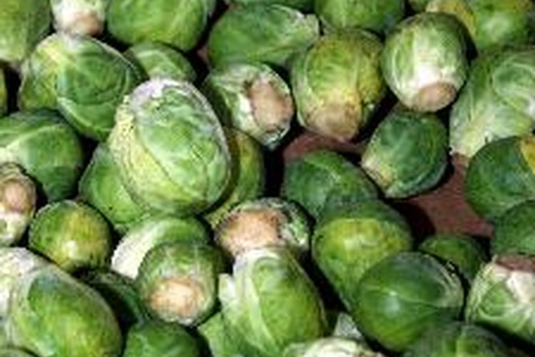Las coles de bruselas tienen un contenido alto de fructanos.