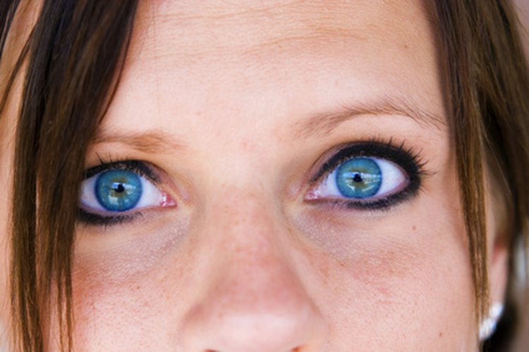 Ojos azules.