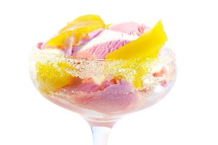Helado de yogur.