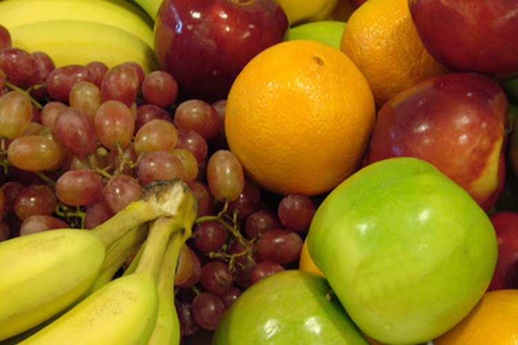 Alimentos que contienen fibra.