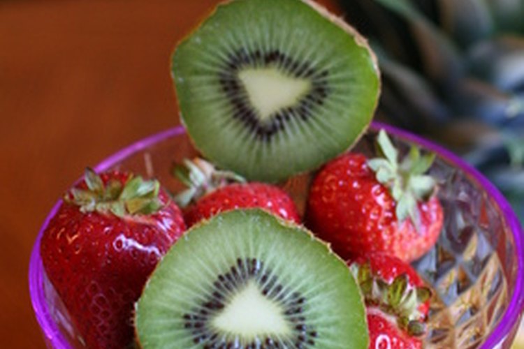 Frutas de colores brillantes