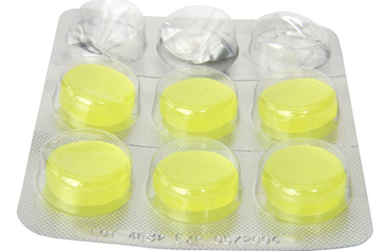 Las pastillas pueden aliviar la sequedad en la garganta.