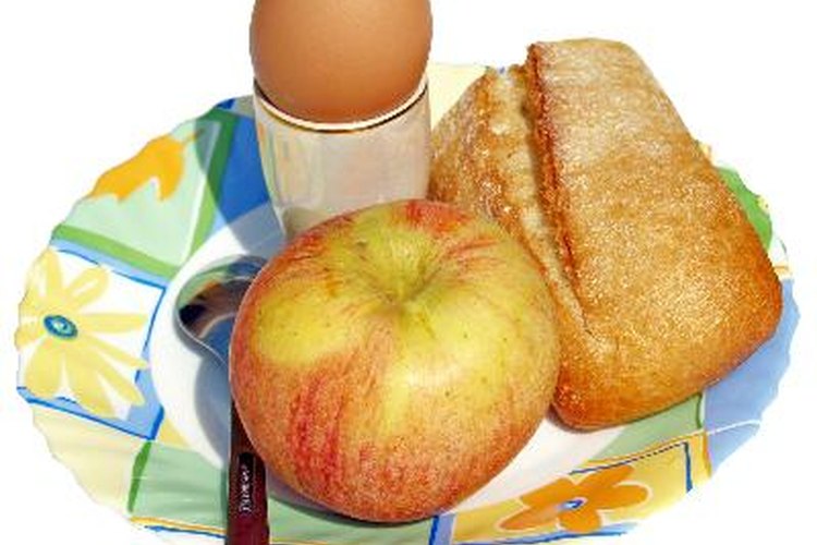 Un desayuno saludable.