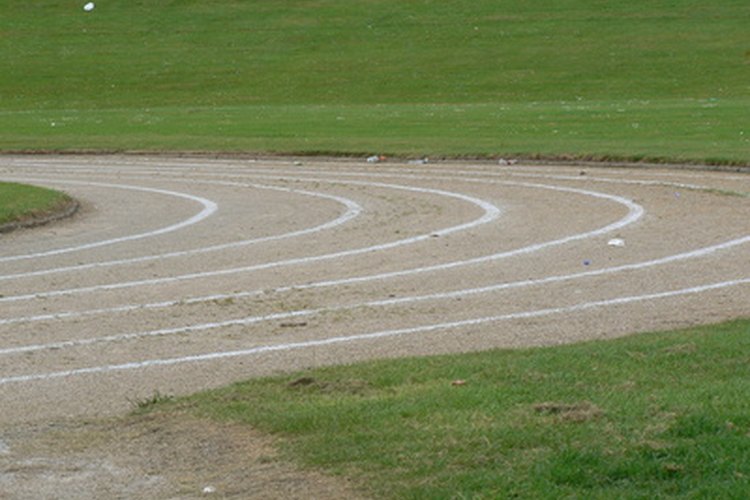 Una pista estándar es un óvalo de 400 metros.