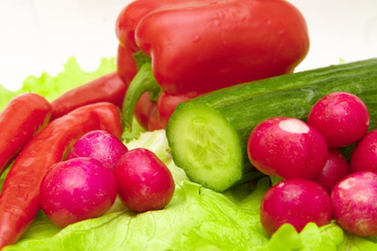 Da color al escoger verduras.