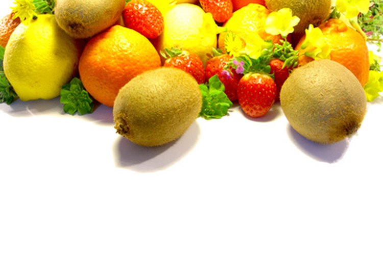 Las frutas frescas son muy saludables.