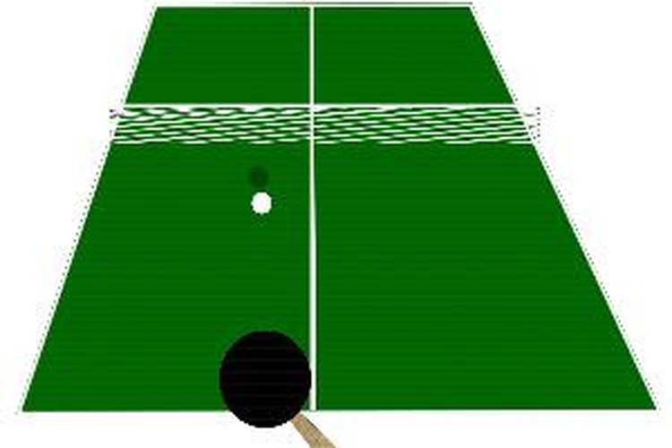 Mesa de ping pong.