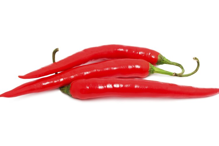 Pimientos rojos picantes.