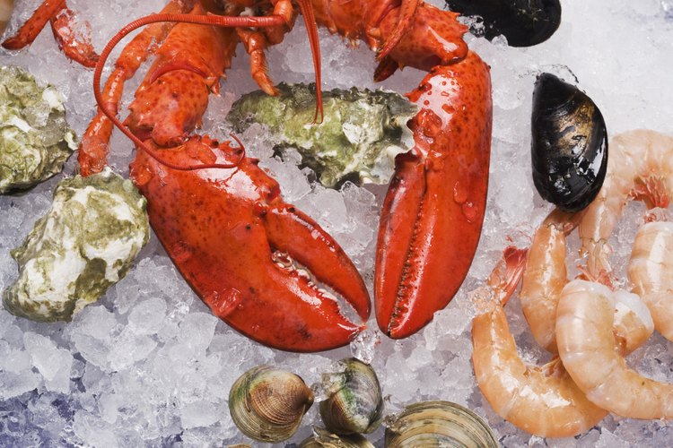 Los mariscos contienen vanadio.
