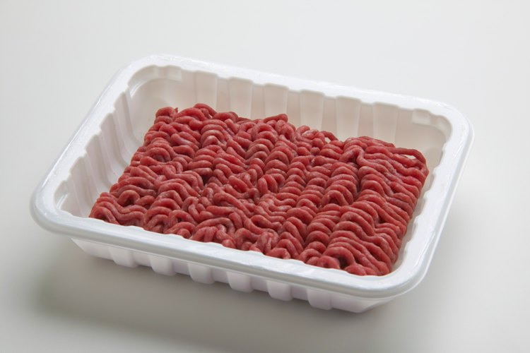 Carne picada magra.