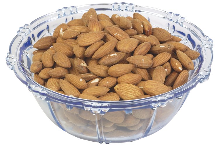 Las almendras son ricas en vitamina E.
