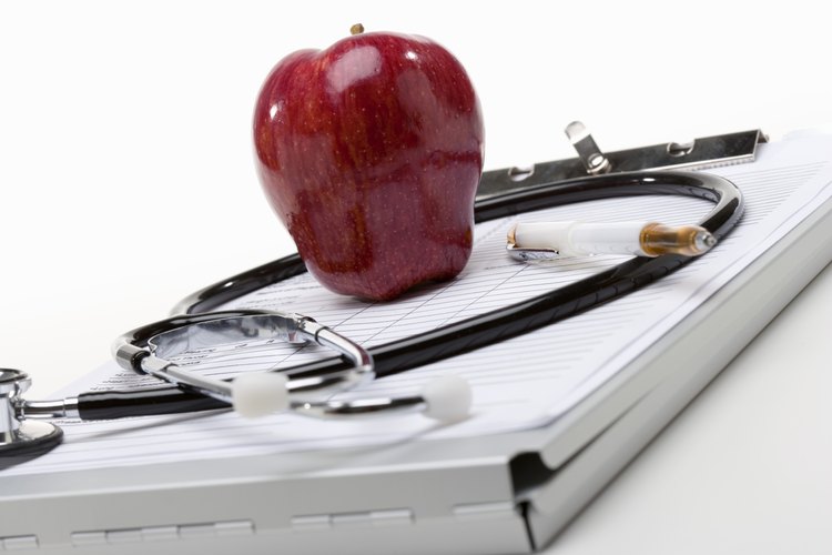 Las manzanas son una fuente de fibra soluble.