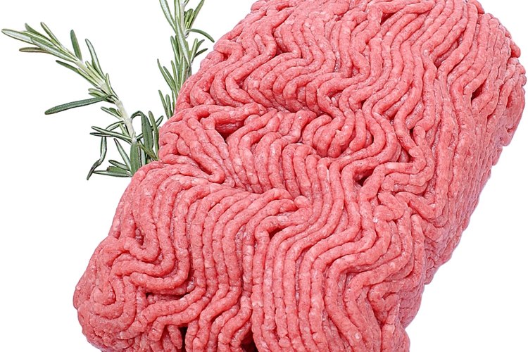 La carne molida de res puede ser incluida en una dieta saludable.